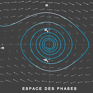 Portrait de phase du pendule simple